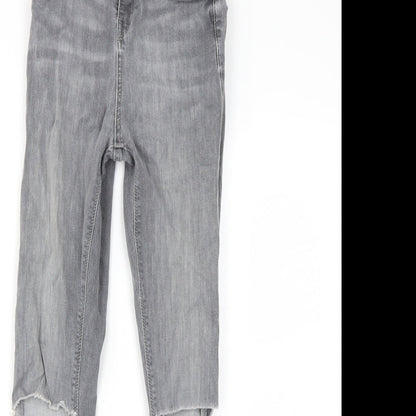 Topshop Womens Grey   Skinny Jeans Size 25 in L27 in