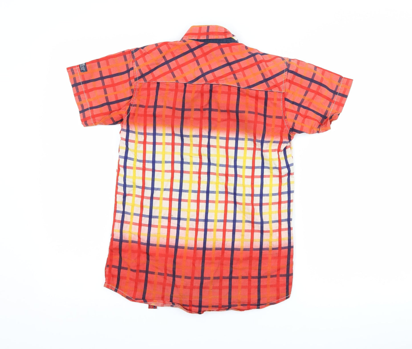 button boy Boys Red Check  Basic Button-Up Size 10 Years