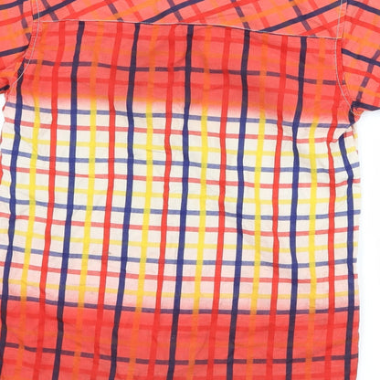 button boy Boys Red Check  Basic Button-Up Size 10 Years