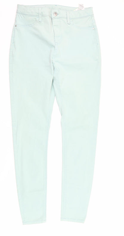 Womens UK Size 12 Marks and Spencer Regular Fit Skinny Blue Jeans