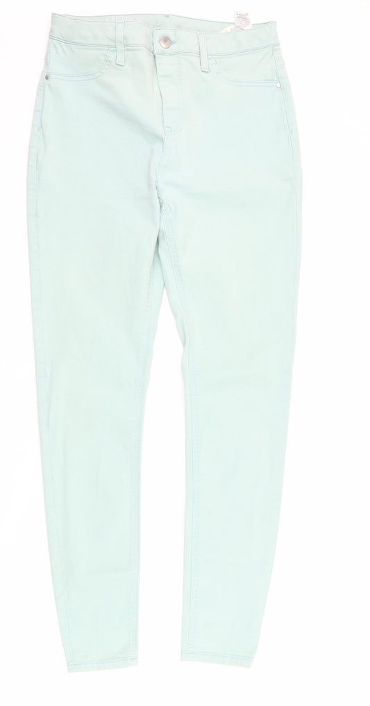 Womens UK Size 12 Marks and Spencer Regular Fit Skinny Blue Jeans