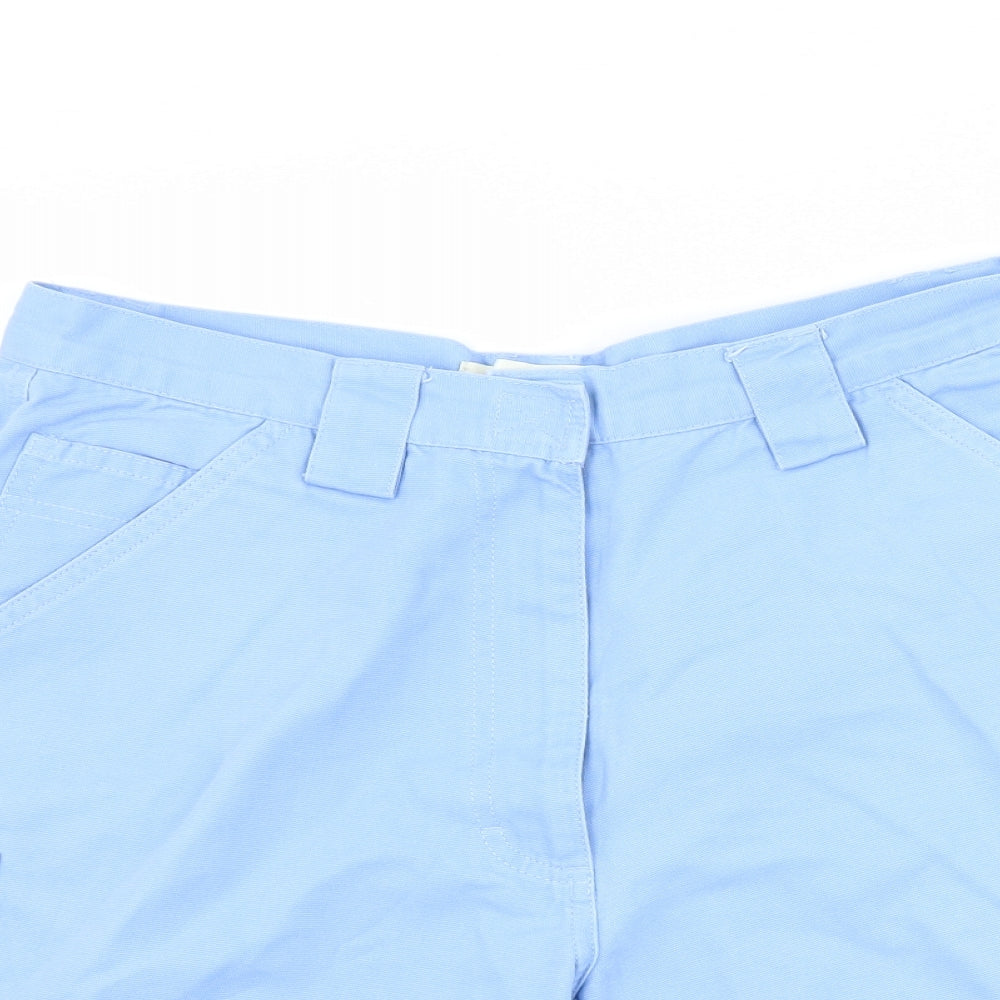 Joie de Vivre Womens Blue   Mom Shorts Size 32 in