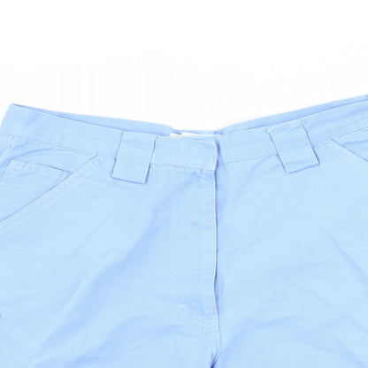 Joie de Vivre Womens Blue   Mom Shorts Size 32 in
