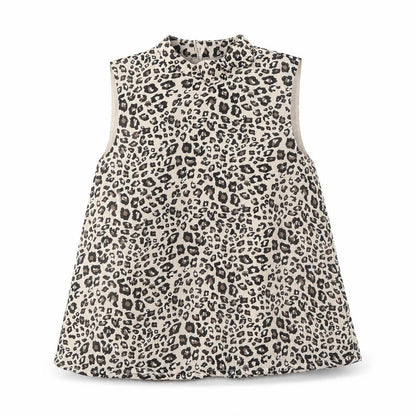 George Girls Green Animal Print  Basic Tank Size 5-6 Years