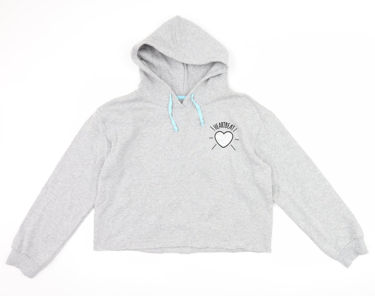 sugar dust Womens Grey   Pullover Hoodie Size L