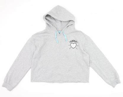 sugar dust Womens Grey   Pullover Hoodie Size L