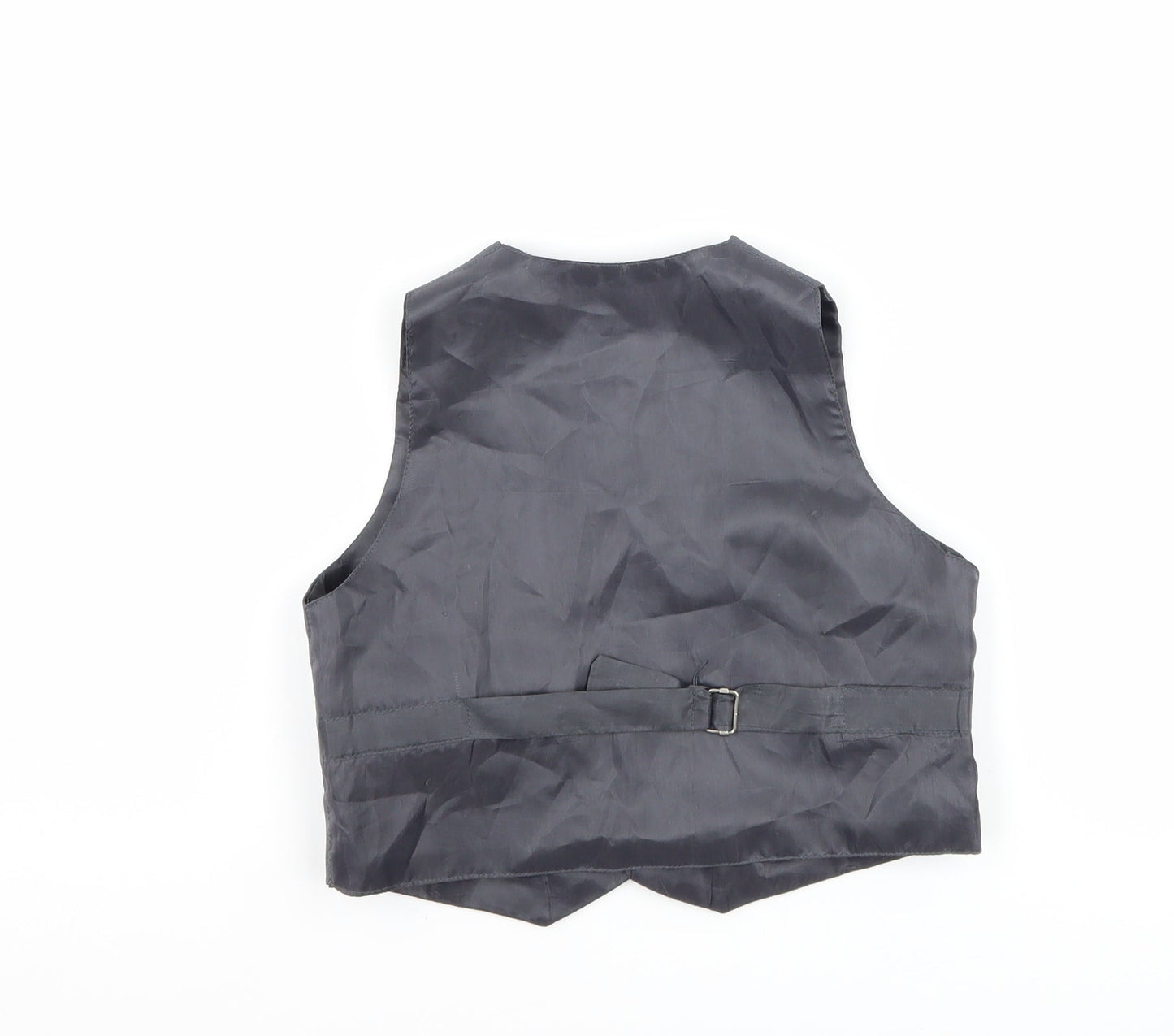 Preworn Boys Grey   Jacket Waistcoat Size 3 Years