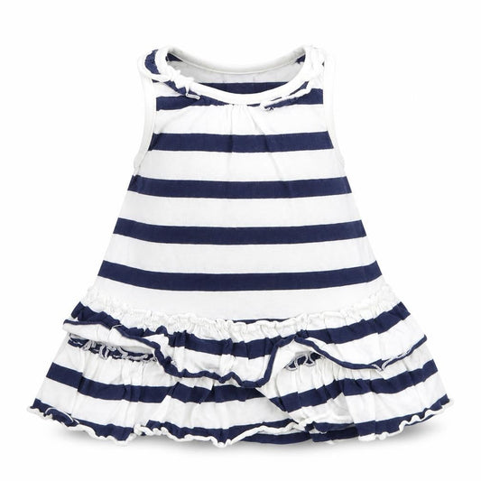 NEXT Girls Blue Spotted  Tank Dress  Size 3-6 Months