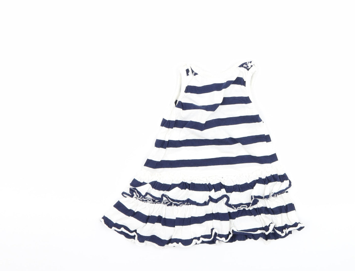 NEXT Girls Blue Spotted  Tank Dress  Size 3-6 Months