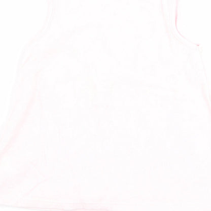 Marks and Spencer Girls Pink  Flannel A-Line  Size 3-6 Months  - graphic