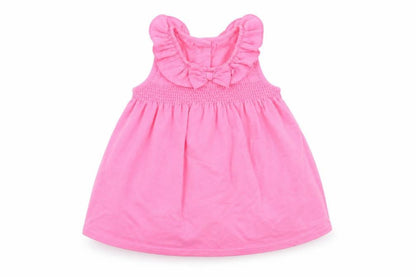 Front view of Next girls’ pink a-line, size 3-6, months