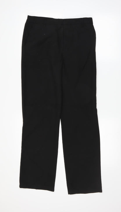 Marks and Spencer Girls Black   Chino Trousers Size 14-15 Years