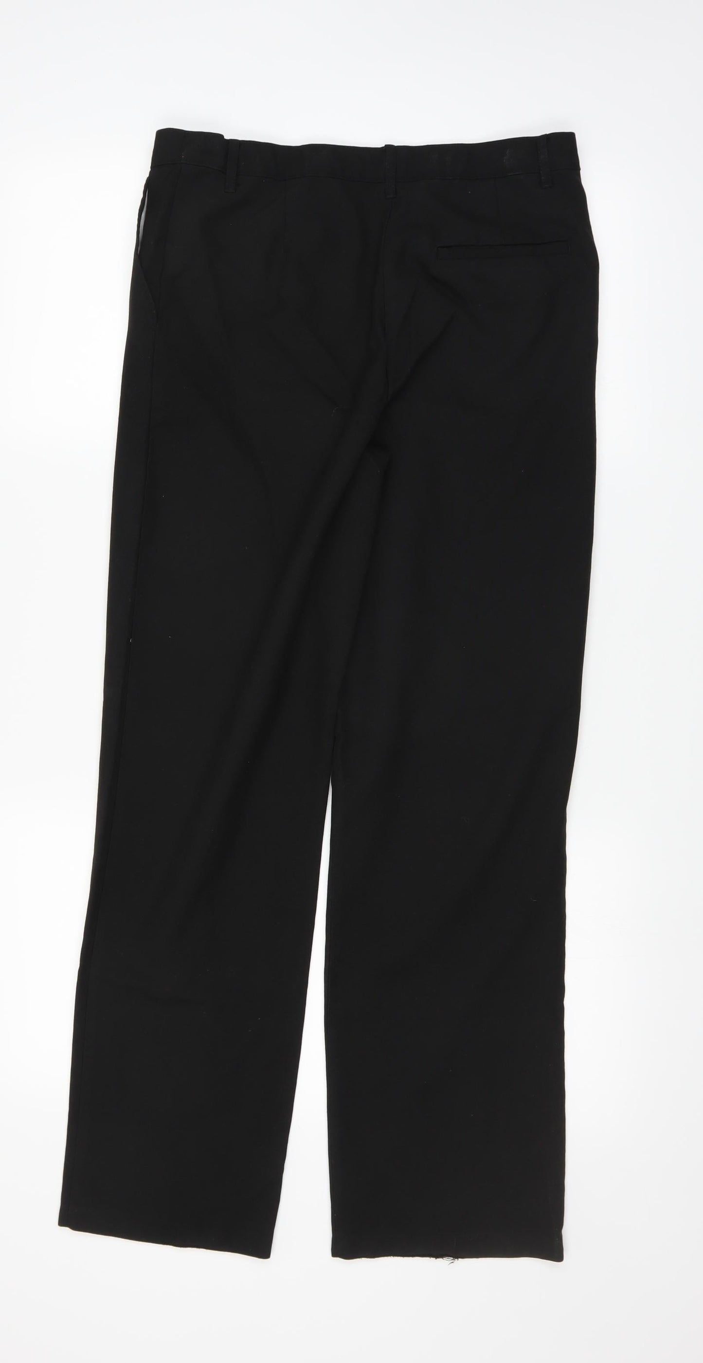 Marks and Spencer Girls Black   Chino Trousers Size 14-15 Years
