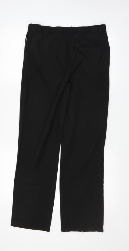 Marks and Spencer Girls Black   Chino Trousers Size 14-15 Years