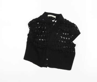George Womens Black   Cardigan Jumper Size M