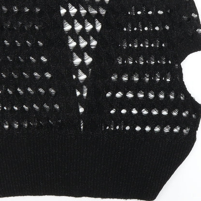 George Womens Black   Cardigan Jumper Size M