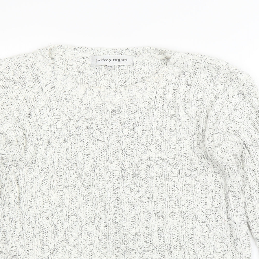 Jeffery rogers Womens White   Pullover Jumper Size M