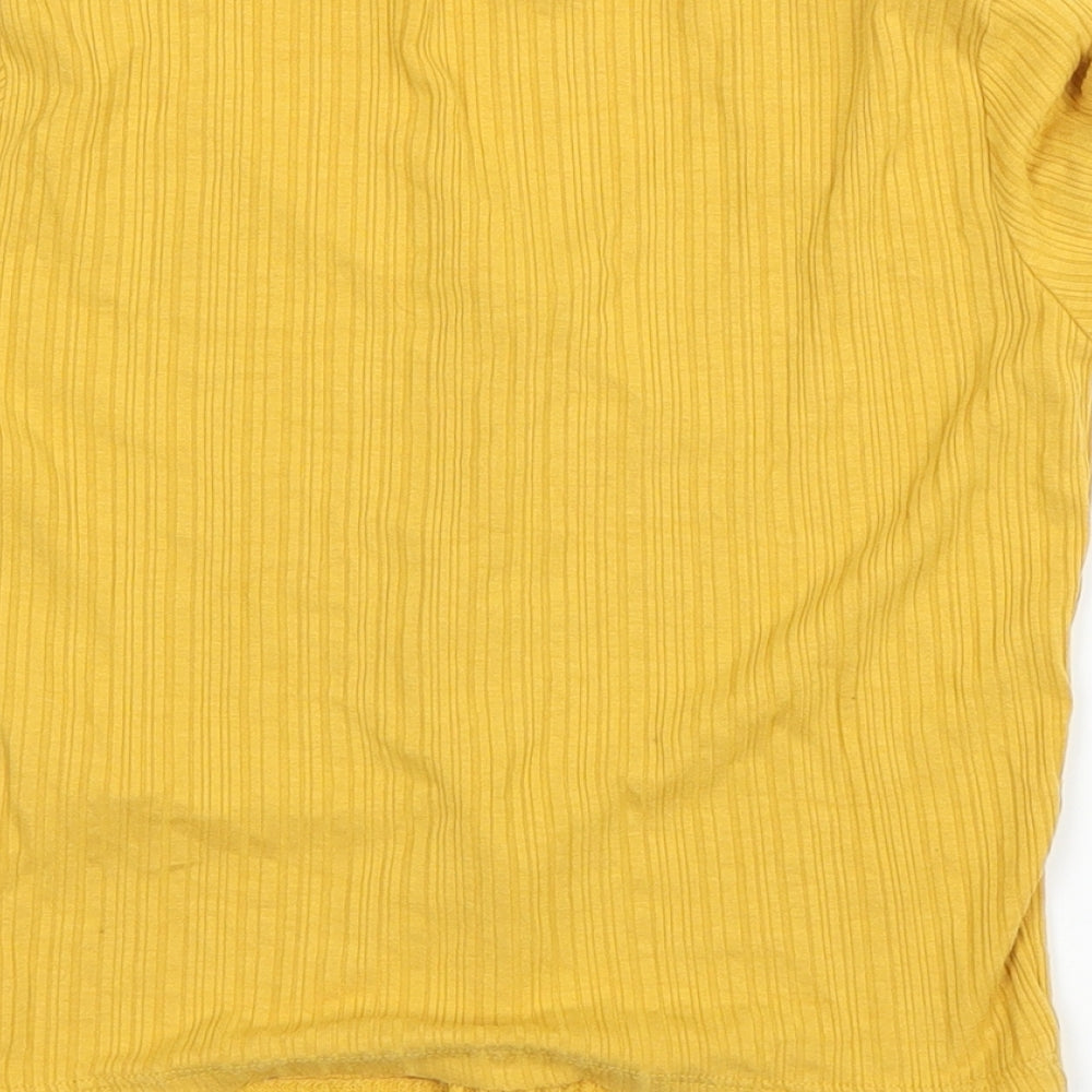 New Look Girls Yellow   Cardigan Jumper Size 12-13 Years