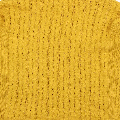 H&M Womens Yellow   Pullover Jumper Size M