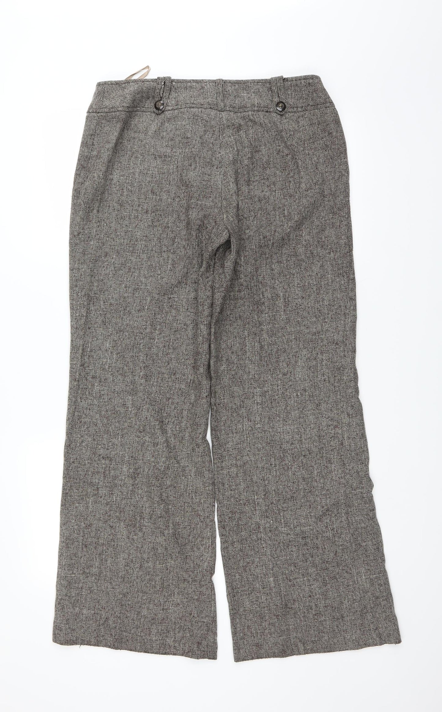 F&F Womens Brown   Dress Pants Trousers Size 12 L29 in