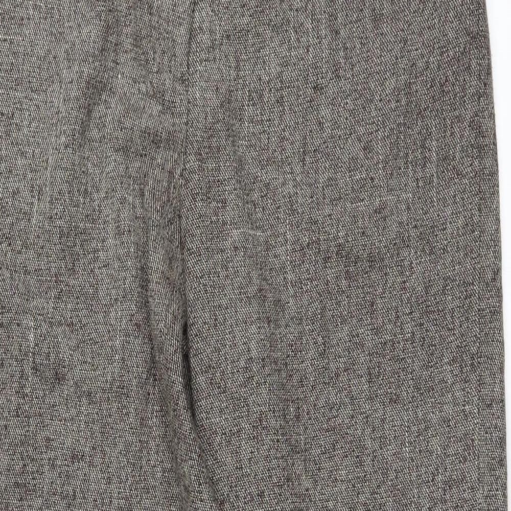 F&F Womens Brown   Dress Pants Trousers Size 12 L29 in