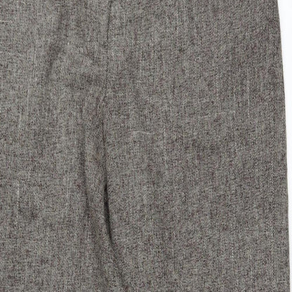 F&F Womens Brown   Dress Pants Trousers Size 12 L29 in