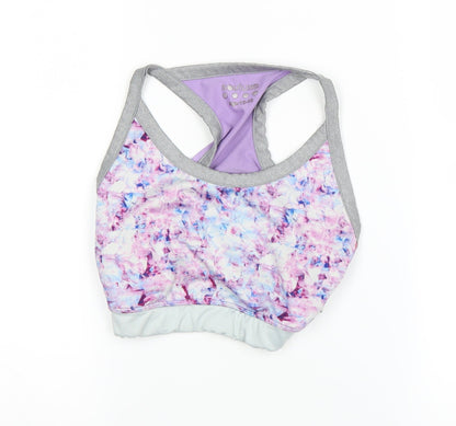 soulux Girls Purple   Cropped Tank Size 12-13 Years