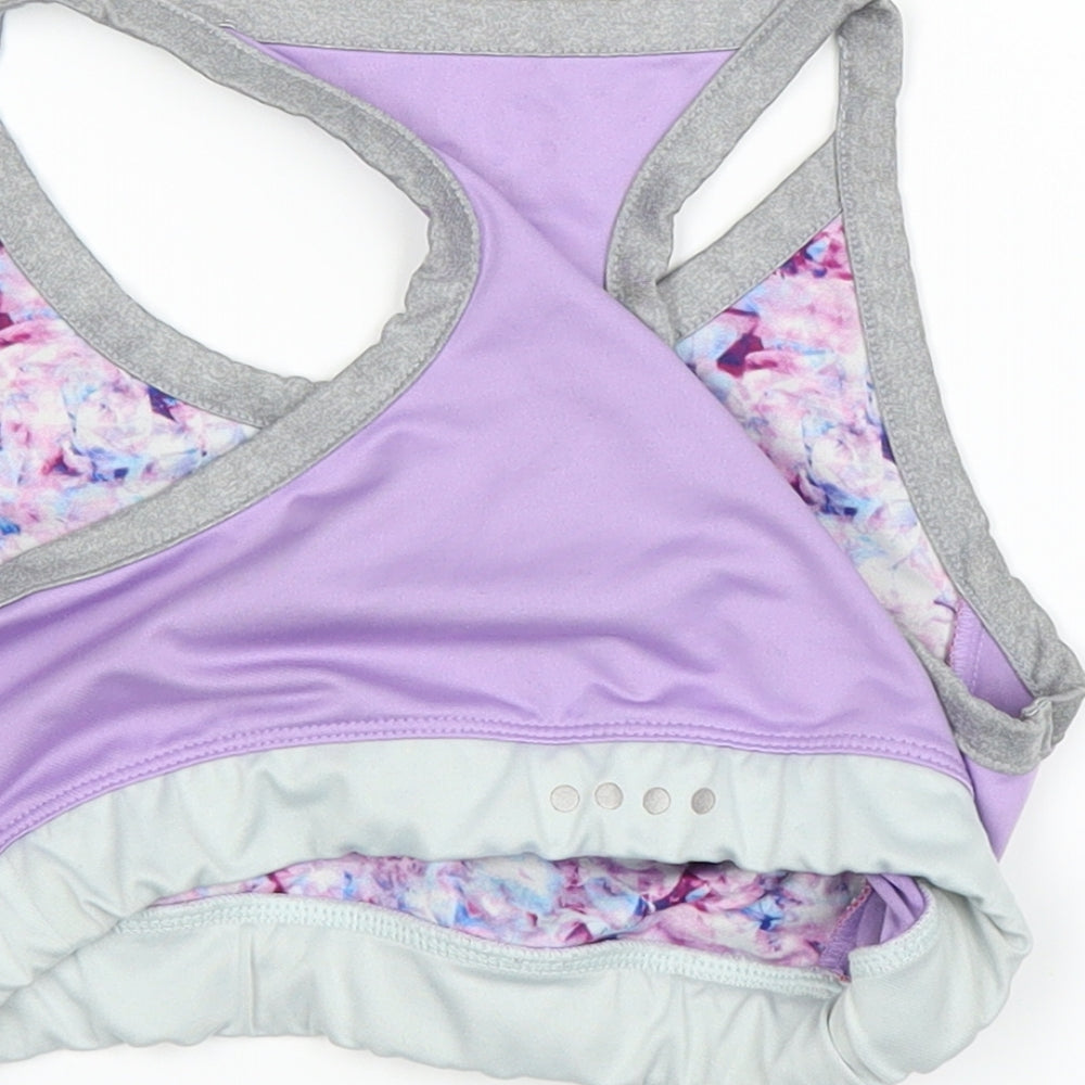 soulux Girls Purple   Cropped Tank Size 12-13 Years