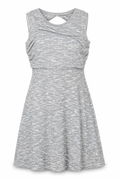 Topshop Womens Grey   Fit & Flare  Size 10