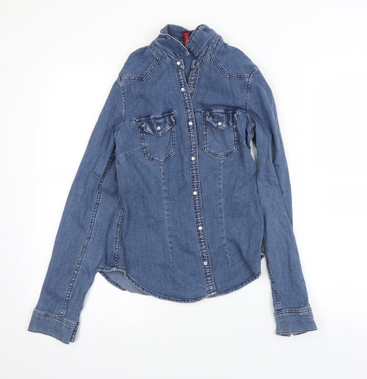 Womens UK Size 8 H&M Blue Jacket