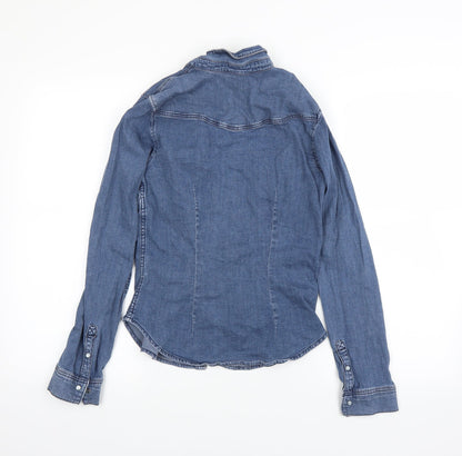 Womens UK Size 8 H&M Blue Jacket