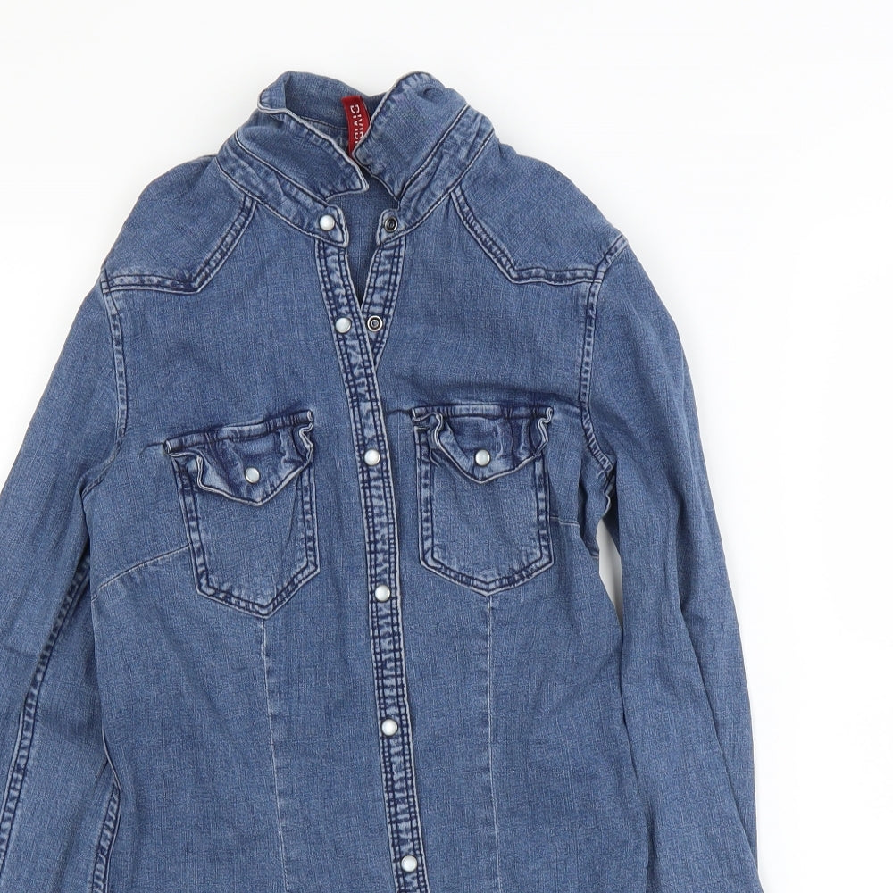 Womens UK Size 8 H&M Blue Jacket