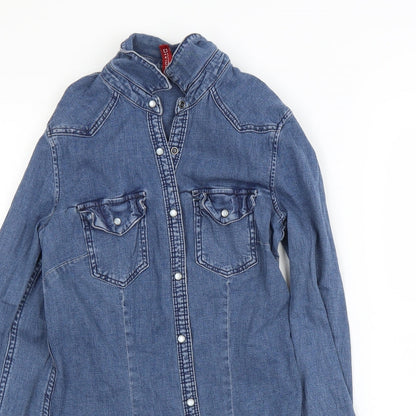 Womens UK Size 8 H&M Blue Jacket
