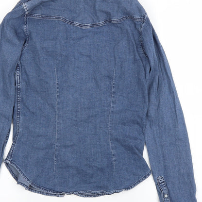 Womens UK Size 8 H&M Blue Jacket