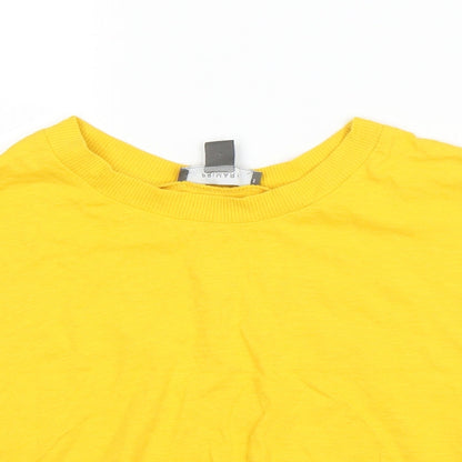 Primark Womens Yellow   Basic T-Shirt Size 6