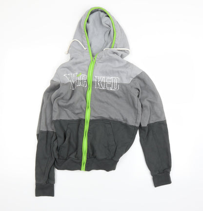 green Mens Grey   Pullover Hoodie Size XS