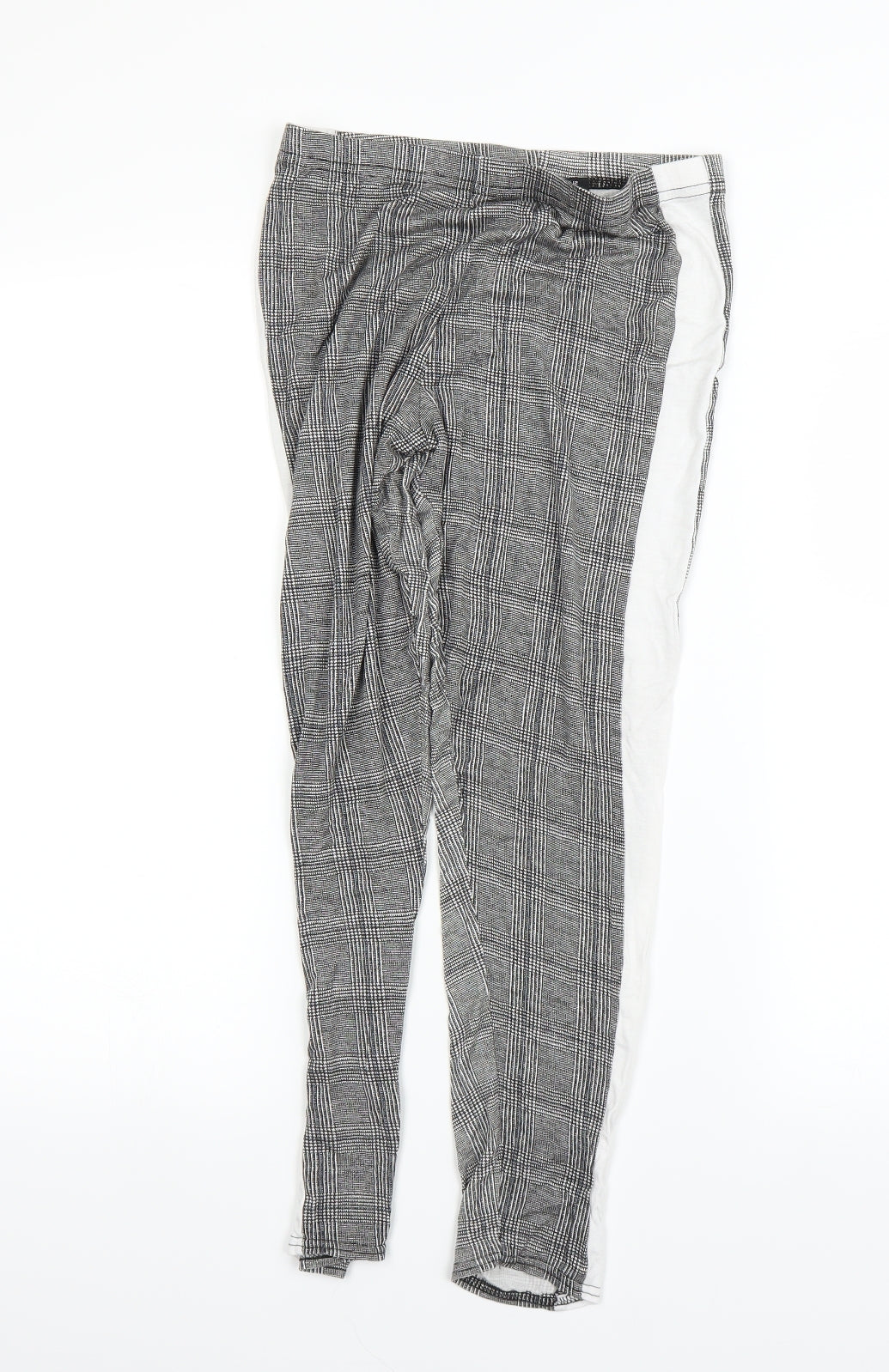 Womens UK Size 12 Boohoo Regular Fit  Black Trousers