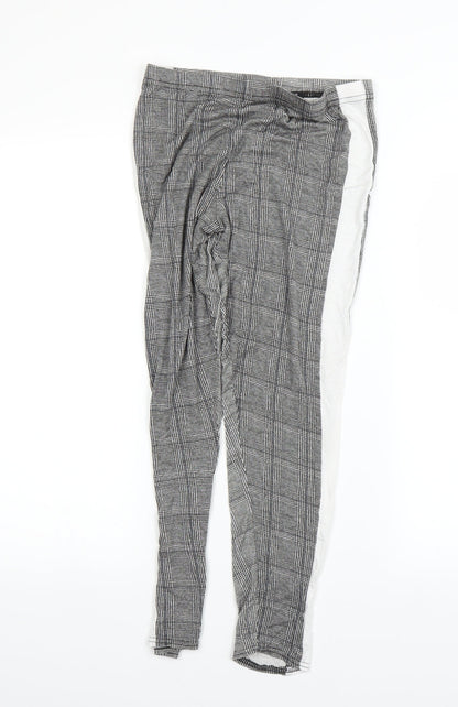 Womens UK Size 12 Boohoo Regular Fit  Black Trousers