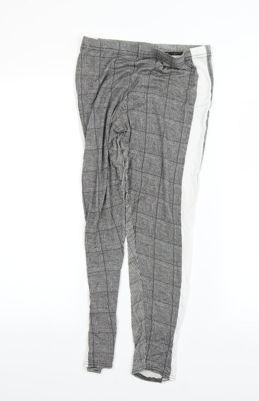 Boohoo Womens Black   Trousers  Size 12 L23 in