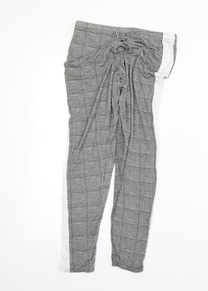 Womens UK Size 12 Boohoo Regular Fit  Black Trousers