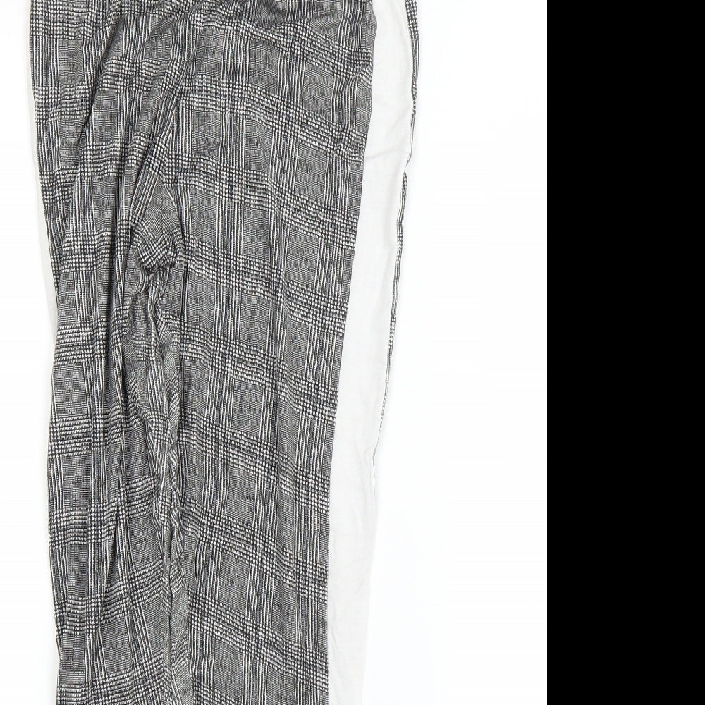 Womens UK Size 12 Boohoo Regular Fit  Black Trousers