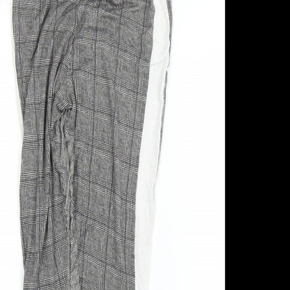 Womens UK Size 12 Boohoo Regular Fit  Black Trousers