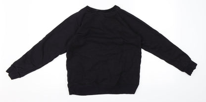 Mens UK Size S Pepe Jeans Black Pullover Sweatshirt