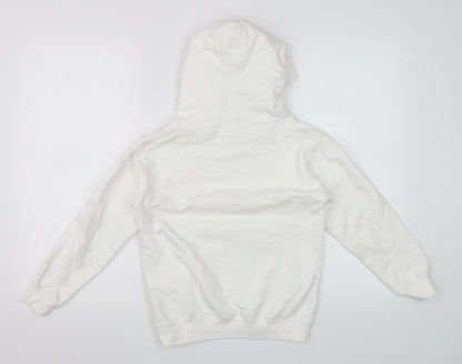 Just Hoods Girls White   Pullover Hoodie Size 7-8 Years  - Charli D'Amilio