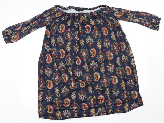 Womens UK Size 12 Simply Be Blue Basic Blouse