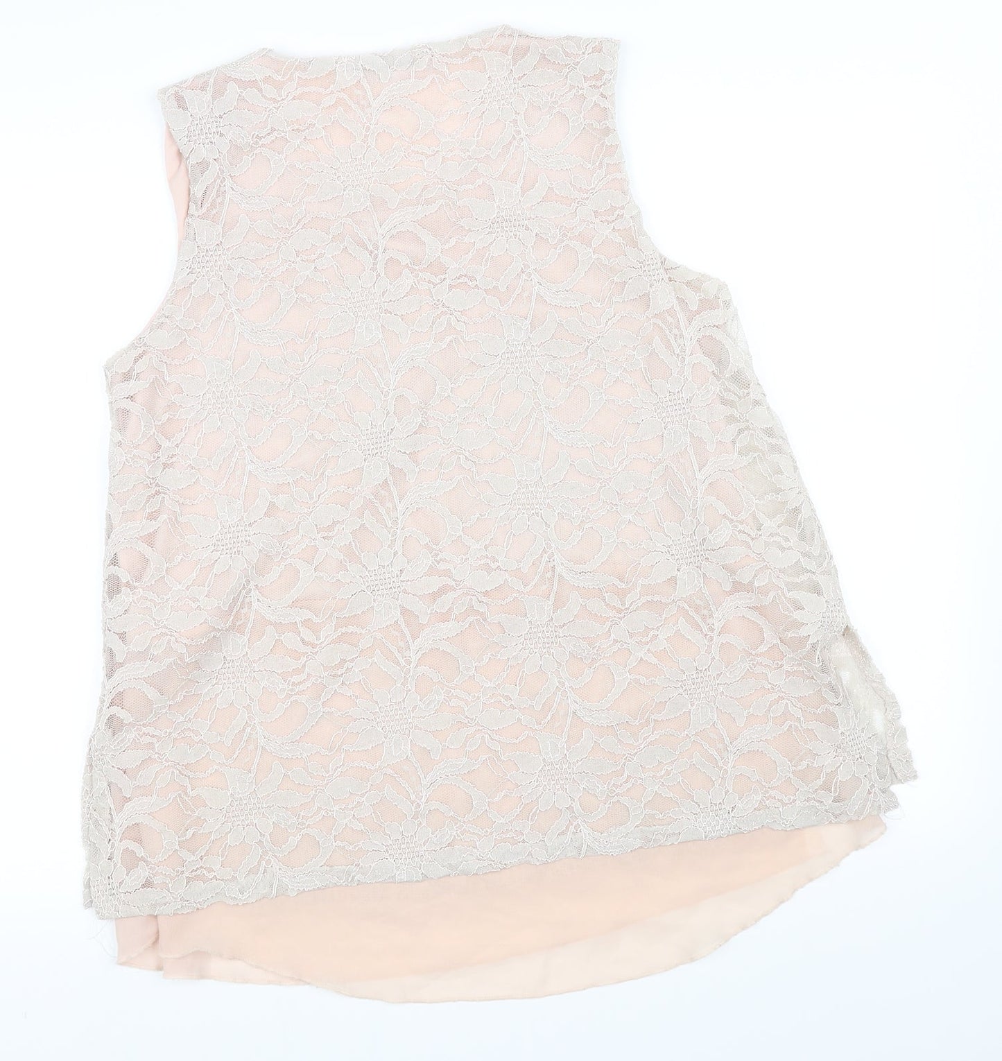 Quiz Womens Pink Floral  Basic Blouse Size 16