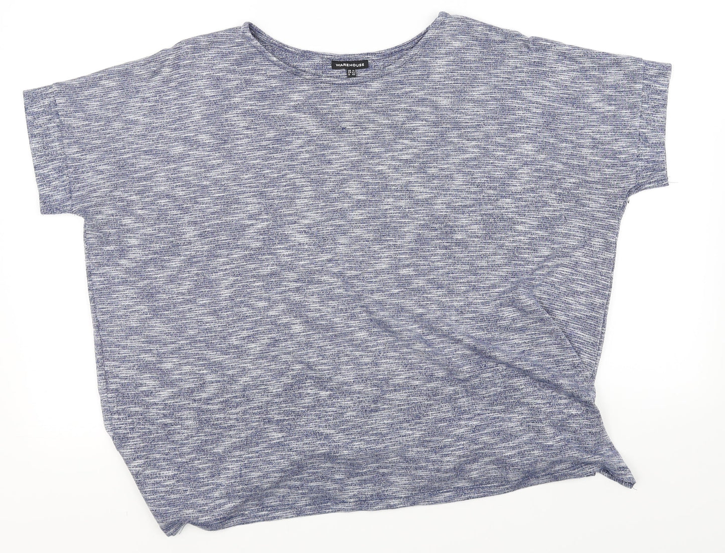 Warehouse Womens Grey   Basic T-Shirt Size 14