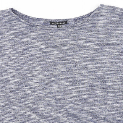 Warehouse Womens Grey   Basic T-Shirt Size 14