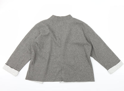 Sainsburys Womens Grey   Cardigan Jumper Size 14