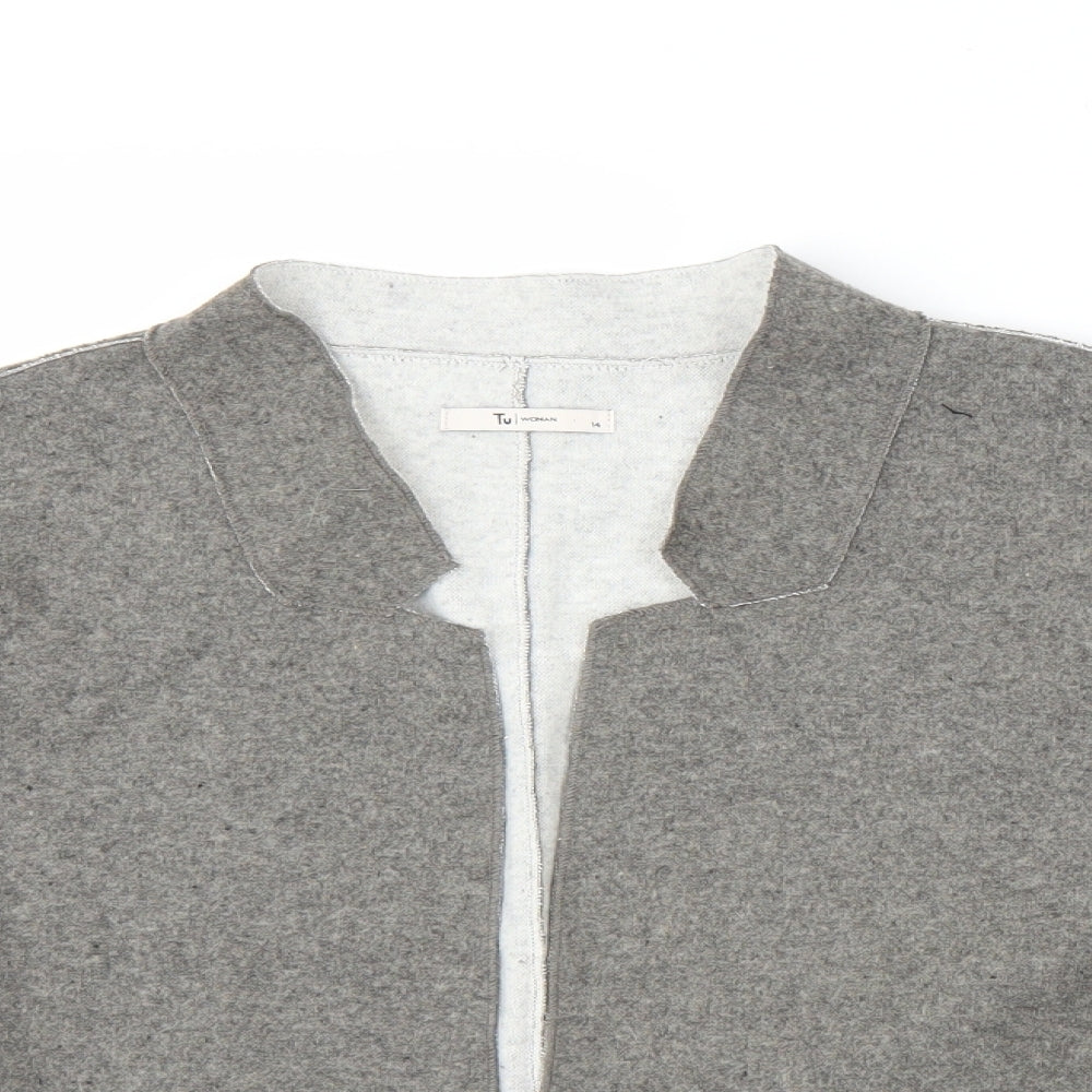 Sainsburys Womens Grey   Cardigan Jumper Size 14